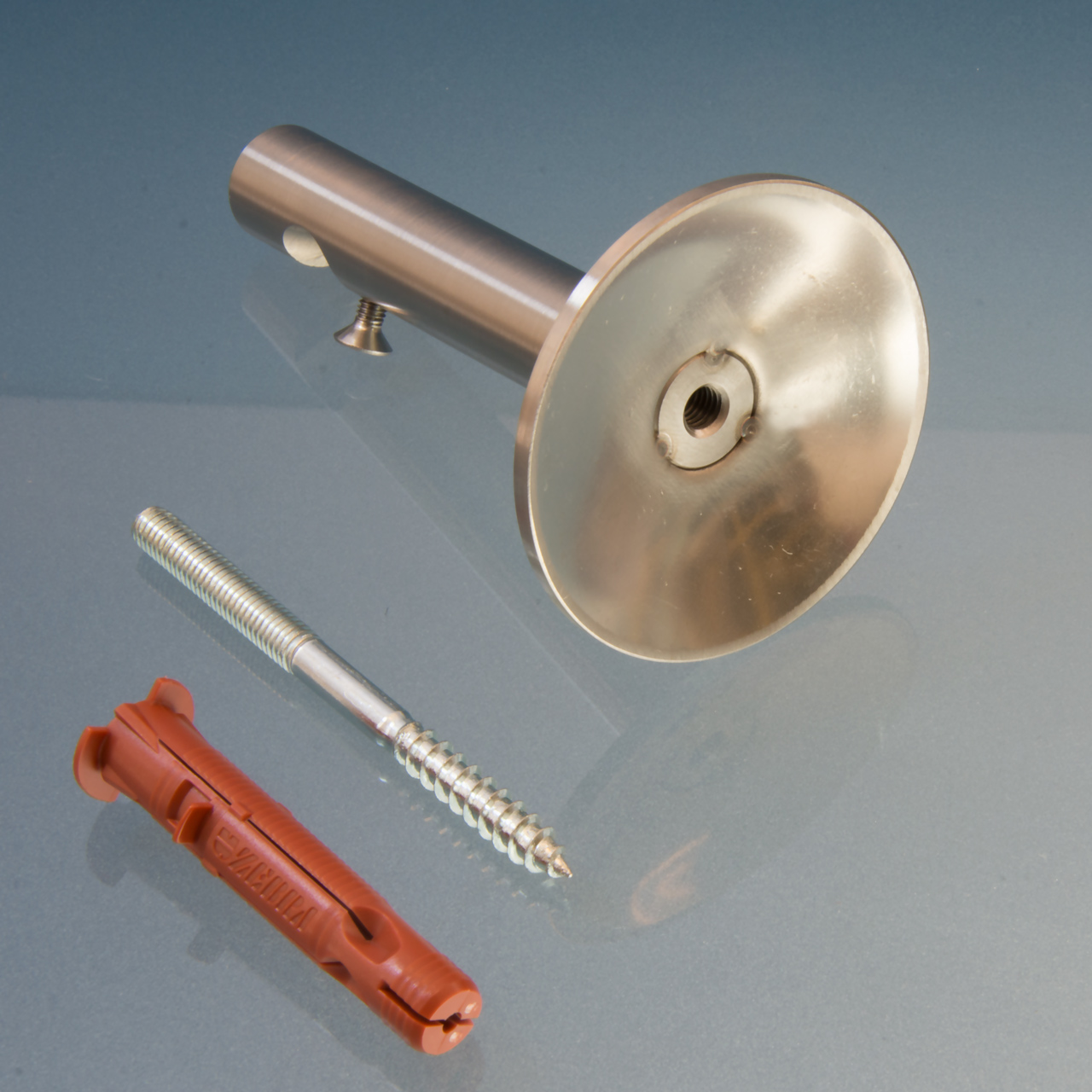 Gardinenstangen DoMeT® Online-Shop 1-läufig Wandhalter | 12mm -
